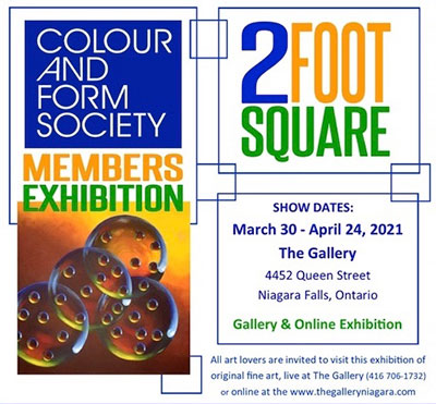 Colour and Form Society - 2 foot square members exhibition